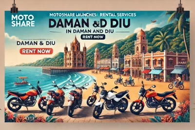 MotoShare Launches Bike Rental Services in Daman and Diu